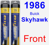 Front Wiper Blade Pack for 1986 Buick Skyhawk - Assurance
