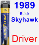 Driver Wiper Blade for 1989 Buick Skyhawk - Assurance