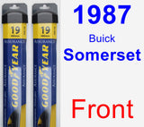 Front Wiper Blade Pack for 1987 Buick Somerset - Assurance