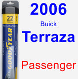 Passenger Wiper Blade for 2006 Buick Terraza - Assurance