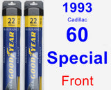 Front Wiper Blade Pack for 1993 Cadillac 60 Special - Assurance