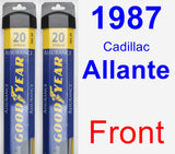 Front Wiper Blade Pack for 1987 Cadillac Allante - Assurance