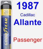 Passenger Wiper Blade for 1987 Cadillac Allante - Assurance
