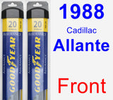 Front Wiper Blade Pack for 1988 Cadillac Allante - Assurance