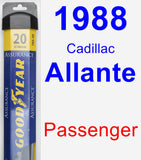 Passenger Wiper Blade for 1988 Cadillac Allante - Assurance