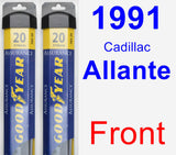 Front Wiper Blade Pack for 1991 Cadillac Allante - Assurance