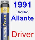 Driver Wiper Blade for 1991 Cadillac Allante - Assurance