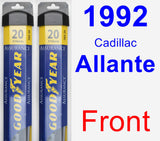 Front Wiper Blade Pack for 1992 Cadillac Allante - Assurance