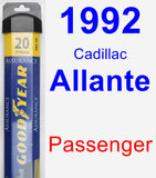 Passenger Wiper Blade for 1992 Cadillac Allante - Assurance