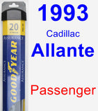 Passenger Wiper Blade for 1993 Cadillac Allante - Assurance
