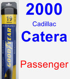 Passenger Wiper Blade for 2000 Cadillac Catera - Assurance