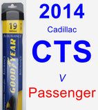 Passenger Wiper Blade for 2014 Cadillac CTS - Assurance