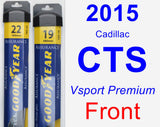 Front Wiper Blade Pack for 2015 Cadillac CTS - Assurance