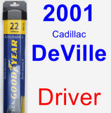 Driver Wiper Blade for 2001 Cadillac DeVille - Assurance