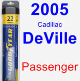 Passenger Wiper Blade for 2005 Cadillac DeVille - Assurance