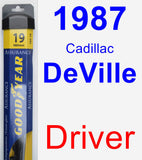 Driver Wiper Blade for 1987 Cadillac DeVille - Assurance
