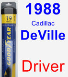 Driver Wiper Blade for 1988 Cadillac DeVille - Assurance