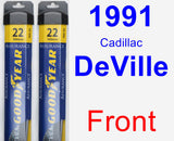 Front Wiper Blade Pack for 1991 Cadillac DeVille - Assurance