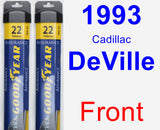 Front Wiper Blade Pack for 1993 Cadillac DeVille - Assurance