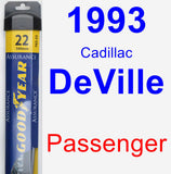 Passenger Wiper Blade for 1993 Cadillac DeVille - Assurance