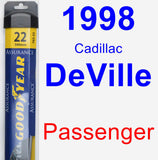 Passenger Wiper Blade for 1998 Cadillac DeVille - Assurance