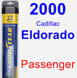 Passenger Wiper Blade for 2000 Cadillac Eldorado - Assurance