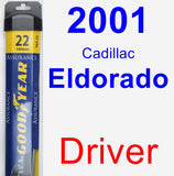 Driver Wiper Blade for 2001 Cadillac Eldorado - Assurance