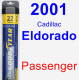 Passenger Wiper Blade for 2001 Cadillac Eldorado - Assurance