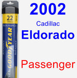 Passenger Wiper Blade for 2002 Cadillac Eldorado - Assurance