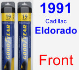 Front Wiper Blade Pack for 1991 Cadillac Eldorado - Assurance