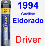 Driver Wiper Blade for 1994 Cadillac Eldorado - Assurance