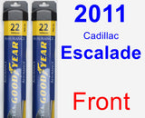 Front Wiper Blade Pack for 2011 Cadillac Escalade - Assurance