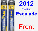 Front Wiper Blade Pack for 2012 Cadillac Escalade - Assurance