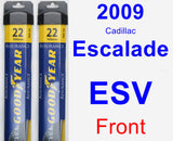 Front Wiper Blade Pack for 2009 Cadillac Escalade ESV - Assurance