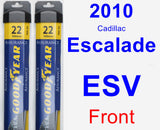Front Wiper Blade Pack for 2010 Cadillac Escalade ESV - Assurance