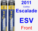 Front Wiper Blade Pack for 2011 Cadillac Escalade ESV - Assurance