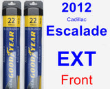 Front Wiper Blade Pack for 2012 Cadillac Escalade EXT - Assurance