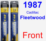Front Wiper Blade Pack for 1987 Cadillac Fleetwood - Assurance