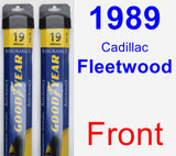Front Wiper Blade Pack for 1989 Cadillac Fleetwood - Assurance