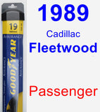 Passenger Wiper Blade for 1989 Cadillac Fleetwood - Assurance