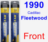 Front Wiper Blade Pack for 1990 Cadillac Fleetwood - Assurance