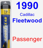 Passenger Wiper Blade for 1990 Cadillac Fleetwood - Assurance