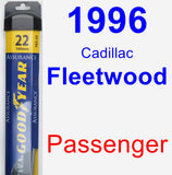 Passenger Wiper Blade for 1996 Cadillac Fleetwood - Assurance