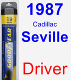 Driver Wiper Blade for 1987 Cadillac Seville - Assurance