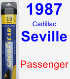 Passenger Wiper Blade for 1987 Cadillac Seville - Assurance