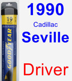 Driver Wiper Blade for 1990 Cadillac Seville - Assurance