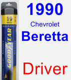 Driver Wiper Blade for 1990 Chevrolet Beretta - Assurance