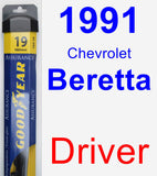 Driver Wiper Blade for 1991 Chevrolet Beretta - Assurance