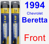 Front Wiper Blade Pack for 1994 Chevrolet Beretta - Assurance