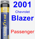 Passenger Wiper Blade for 2001 Chevrolet Blazer - Assurance